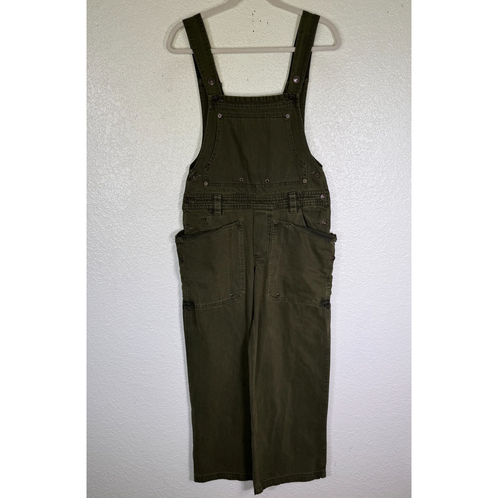 Free People Just In Time Overalls Womens XS Utility Workwear Green We The Free
